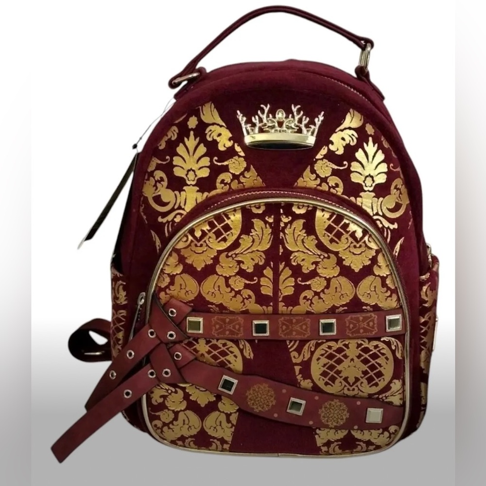 Loungefly Game of Thrones Joffrey Cosplay Mini Backpack Velvet Gold Foil Rare - Picture 4 of 14